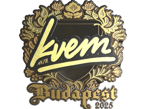 Item Sticker | Kvem (Gold) | Budapest 2025