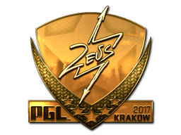 Item Sticker | Zeus (Gold) | Krakow 2017