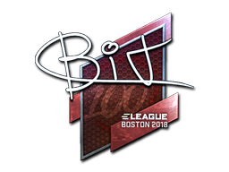 Item Sticker | BIT (Foil) | Boston 2018