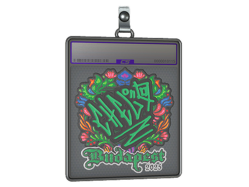 Item Sticker Slab | chelo (Embroidered) | Budapest 2025