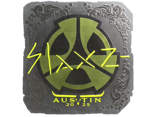 Item Sticker | slaxz- (Foil) | Austin 2025