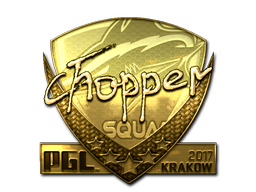 Item Sticker | chopper (Gold) | Krakow 2017