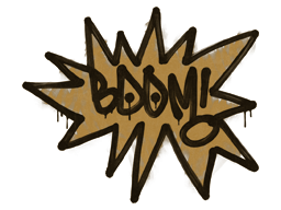 Item Sealed Graffiti | BOOM (Desert Amber)