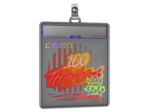 Item Sticker Slab | 100 Thieves (Holo) | 2020 RMR