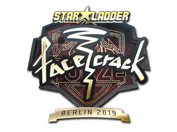 Item Sticker | facecrack (Gold) | Berlin 2019