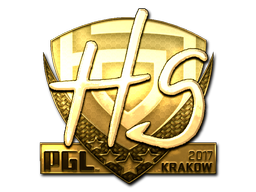 Item Sticker | HS (Gold) | Krakow 2017