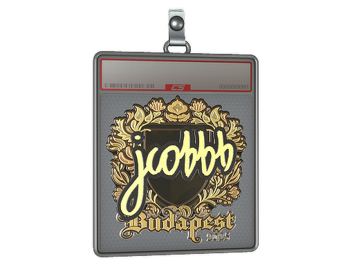 Item Sticker Slab | jcobbb (Gold) | Budapest 2025