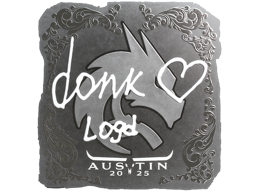 Cosmetic Sticker | donk (Foil) | Austin 2025 of Craft