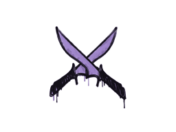 Item Graffiti | X-Knives (Violent Violet)