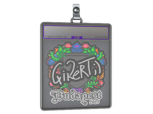 Item Sticker Slab | qikert (Embroidered) | Budapest 2025