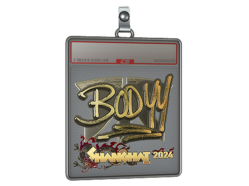 Item Sticker Slab | bodyy (Gold) | Shanghai 2024