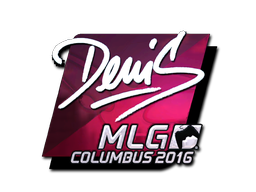 Item Sticker | denis (Foil) | MLG Columbus 2016
