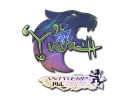 Item Sticker | yuurih (Holo) | Antwerp 2022