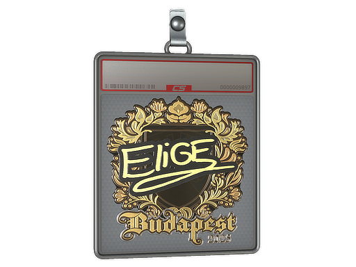 Item Sticker Slab | EliGE (Gold) | Budapest 2025