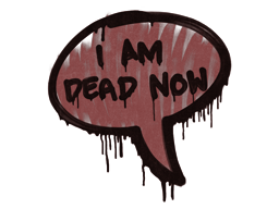 Item Graffiti | Dead Now (Brick Red)