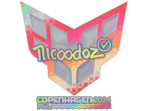 Item Sticker | nicoodoz (Holo) | Copenhagen 2024