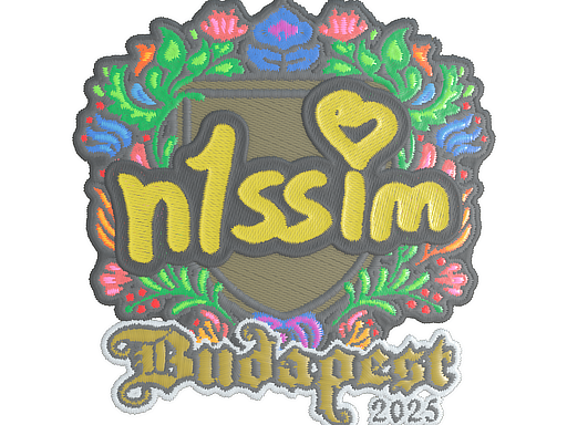 Item Sticker | n1ssim (Embroidered) | Budapest 2025