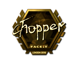 Item Sticker | chopper (Gold) | London 2018