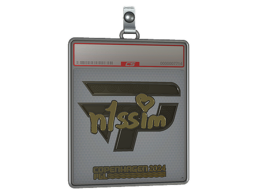 Item Sticker Slab | n1ssim (Gold) | Copenhagen 2024