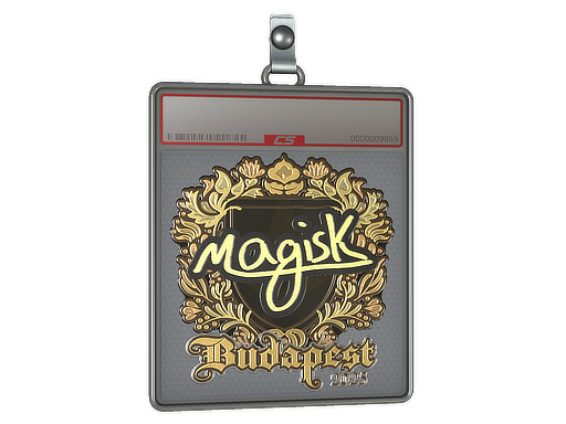 Item Sticker Slab | Magisk (Gold) | Budapest 2025