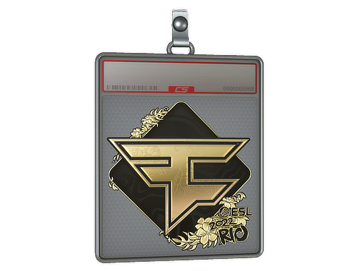Item Sticker Slab | FaZe Clan (Gold) | Rio 2022