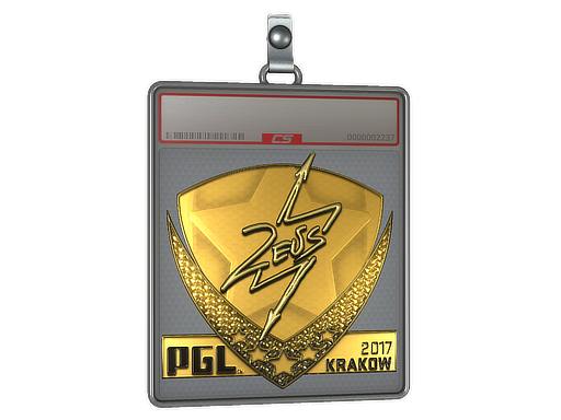 Item Sticker Slab | Zeus (Gold) | Krakow 2017