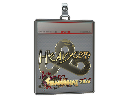 Item Sticker Slab | Heavygod (Gold) | Shanghai 2024