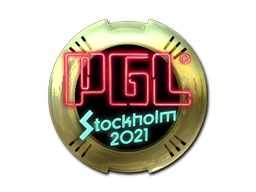 Item Sticker | PGL (Gold) | Stockholm 2021