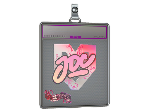 Item Sticker Slab | JDC (Holo) | Paris 2023