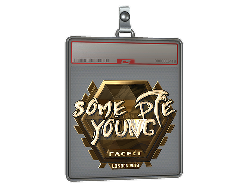 Item Sticker Slab | sdy (Gold) | London 2018