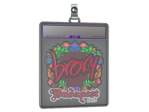 Item Sticker Slab | broky (Embroidered) | Budapest 2025