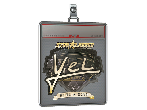 Item Sticker Slab | yel (Gold) | Berlin 2019