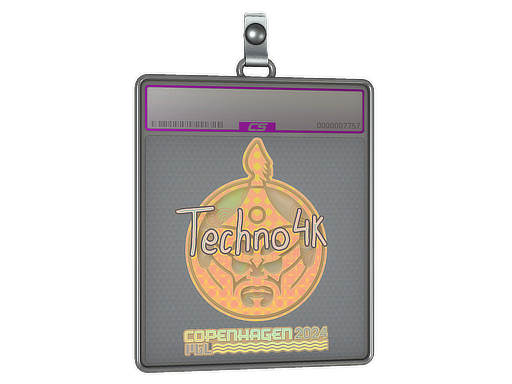 Item Sticker Slab | Techno4K (Holo) | Copenhagen 2024