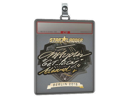 Item Sticker Slab | GeT_RiGhT (Gold) | Berlin 2019