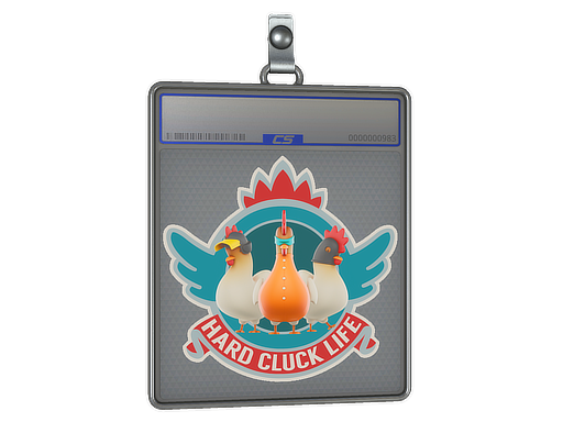 Item Sticker Slab | Hard Cluck Life