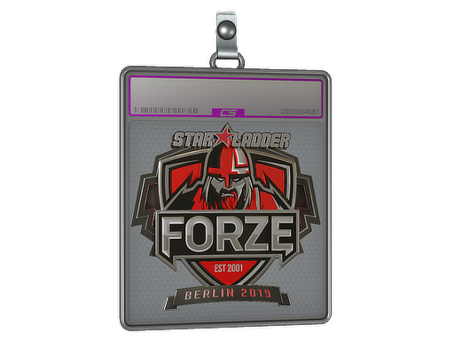 Item Sticker Slab | forZe eSports (Foil) | Berlin 2019