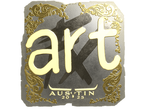 Item Sticker | arT (Gold) | Austin 2025
