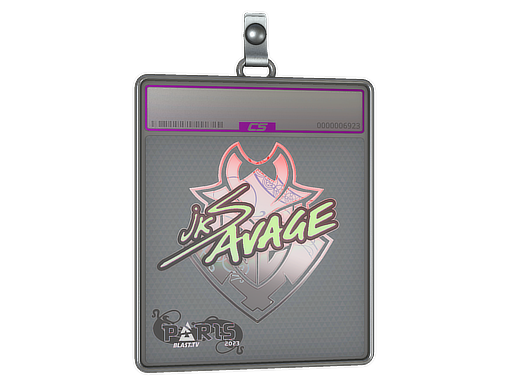 Item Sticker Slab | jks (Holo) | Paris 2023