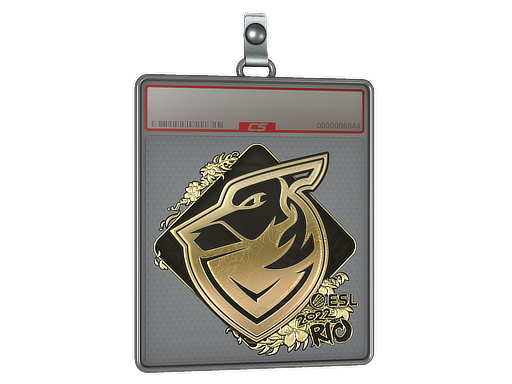 Item Sticker Slab | Grayhound Gaming (Gold) | Rio 2022