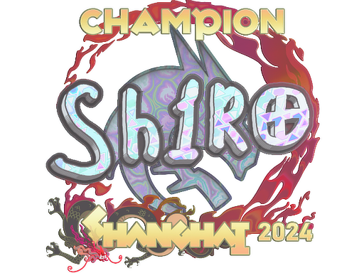Item Sticker | sh1ro (Holo, Champion) | Shanghai 2024