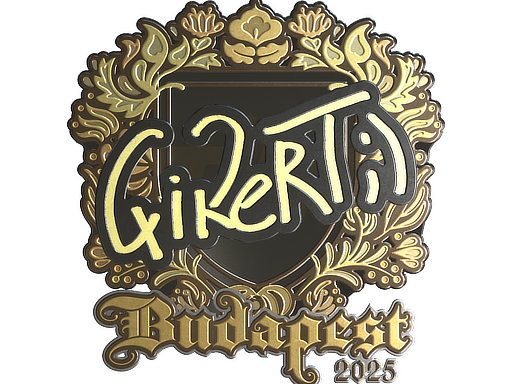 Item Sticker | qikert (Gold) | Budapest 2025