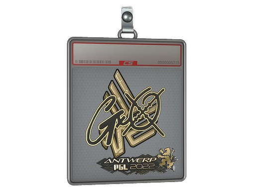 Item Sticker Slab | gxx- (Gold) | Antwerp 2022