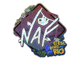 Item Sticker | NAF (Glitter) | Rio 2022