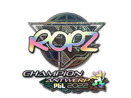 Item Sticker | ropz (Holo, Champion) | Antwerp 2022