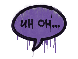 Item Graffiti | Uh Oh (Monster Purple)