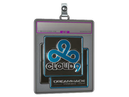 Item Sticker Slab | Cloud9 (Foil) | DreamHack 2014