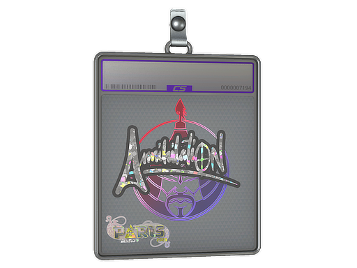 Item Sticker Slab | ANNIHILATION (Glitter) | Paris 2023