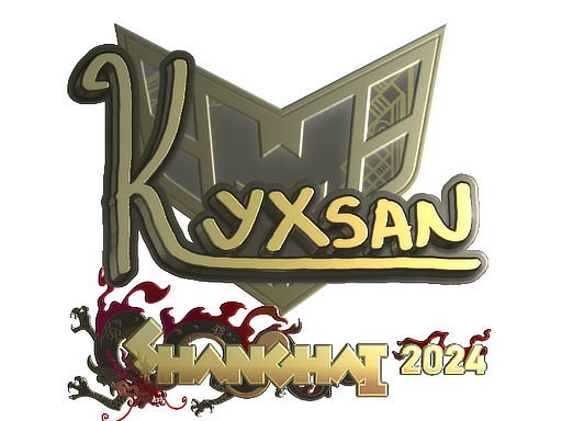 Item Sticker | kyxsan (Gold) | Shanghai 2024
