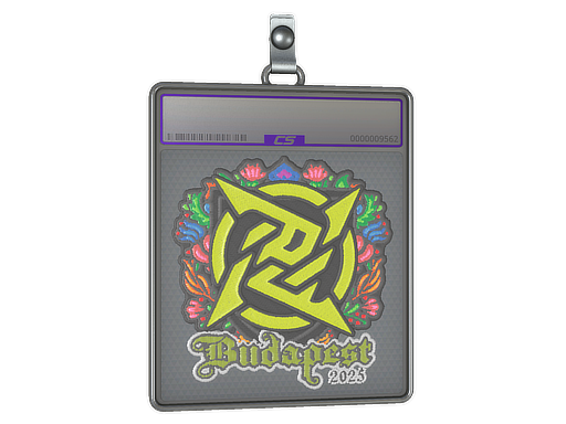 Item Sticker Slab | Ninjas in Pyjamas (Embroidered) | Budapest 2025