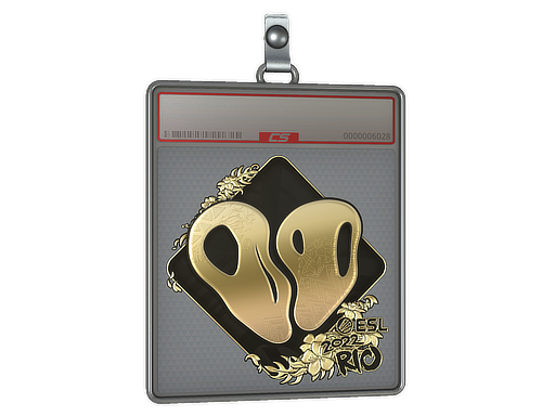 Item Sticker Slab | 00 Nation (Gold) | Rio 2022